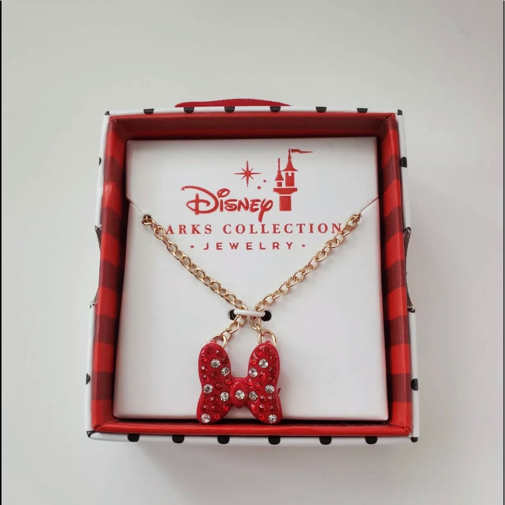 🚫SOLD🚫Minnie Mouse Bow Necklace - Picture 1 of 2